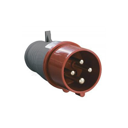 Вилка кабельная 16А 400В IР44 3Р+E переносная 380В 014